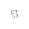 Ow Collection Women's Swirl Ring - Silver