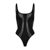 Ow Collection Twist Bodysuit In Black