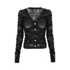 Ow Collection Women's Wanted Lace Cardigan - Black In Black