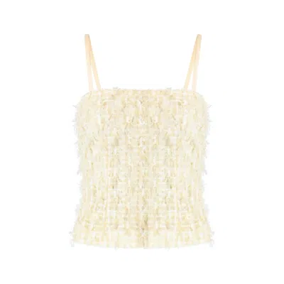 Ow Collection Women's Yellow Mara Top