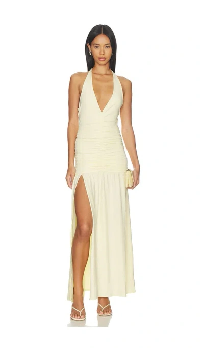 Ow Collection X Revolve Aven Maxi Dress In Yellow