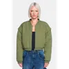 Ow Collection Yokon Crop Bomber Jacket