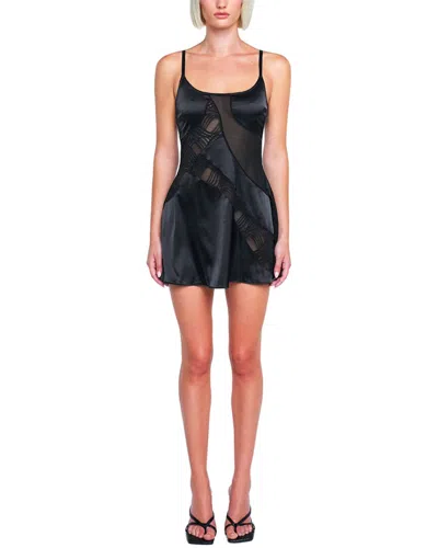 Ow Laney Mini Slip Dress In Blue