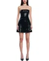 Ow Maya Sequin Dress In Black