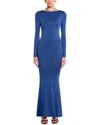 Ow Sierra Covered Maxi Dress In Blue