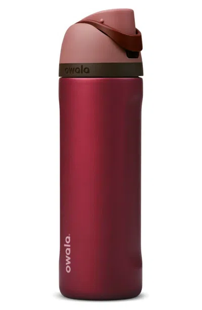 Owala 24oz. Freesip Stainless Steel Water Bottle In Burgundy