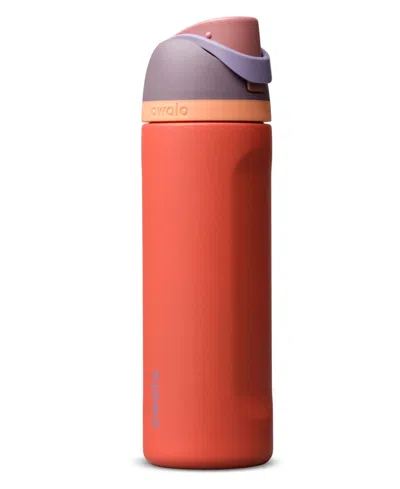 Owala Free Sip Stainless Steel Water Bottle, 24 Oz. In Red