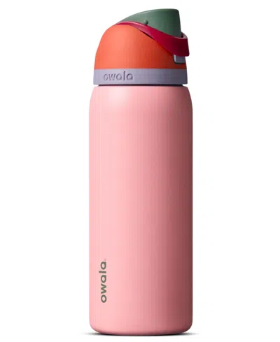 Owala Free Sip Stainless Steel Water Bottle, 32 Oz. In Pink
