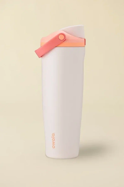 Owala Freesip Sway 40 oz Water Bottle In Sparkling Sherbet At Urban Outfitters In White