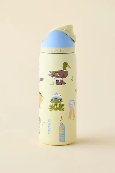 Owala Uo Exclusive Freesip 32 oz Water Bottle In Party Animals At Urban Outfitters In White