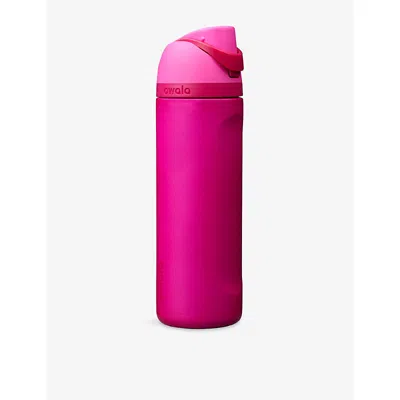Owala Womens Freesip Stainless-steel Water Bottle 24oz Read My Lips