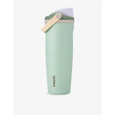 Owala Womens  Freesip Sway Stainless-steel Water Bottle 30oz In Eucalyptus