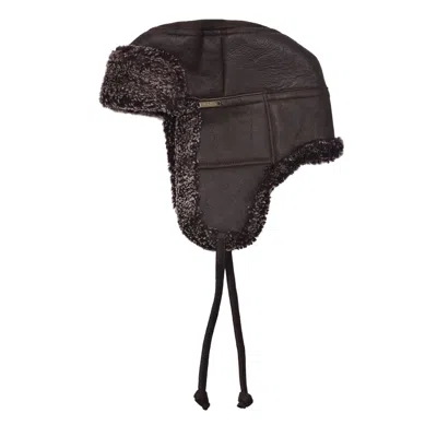 Owen Barry Men's Sheepskin Trapper Brown Hurricane Garth Unisex
