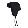 Owen Barry Men's Sheepskin Trapper Hat Black Garth In Black