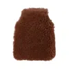 Owen Barry Sheepskin Hot Water Bottle Cover - Micro Rust Brown