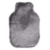Owen Barry Sheepskin Hot Water Bottle Cover Graphito Grey In Gray