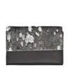 Owen Barry Women's Black / Silver Cowhide Purse Marble Acido/black - Small Vermont In Multi