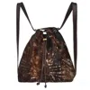 Owen Barry Women's Cowhide Leather Rucksack / Shoulder Bag Tropical Brown - Mathilde In Brown