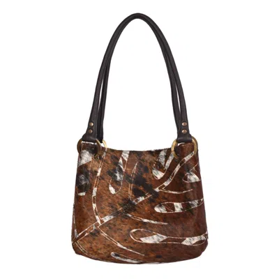Owen Barry Women's Cowhide Shoulder Bag Tropical Brown Pepsi