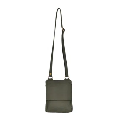 Owen Barry Women's Leather Crossbody Flora Waxy Green