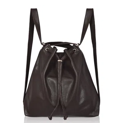 Owen Barry Women's Leather Mathilde Backpack/shoulder - Brown