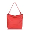 Owen Barry Women's Leather Shoulder Bag Chilli Red Hesta In Red