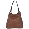 Owen Barry Women's Leather Shoulder Bag Cocoa Brown Dudley By  In Brown