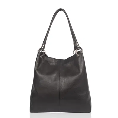 Owen Barry Women's Leather Shoulder Bag Dudley - Black
