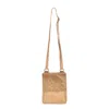 Owen Barry Women's Neutrals Cowhide Crossbody Bag Cappa Tan Beige Biscotti Flora