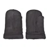 Owen Barry Women's Sheepskin Split Mitten Cromita Grey In Gray