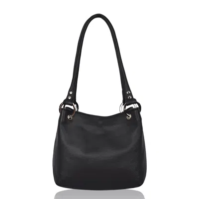 Owen Barry Women's Shoulder Bag Leather Black Pepsi