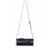 Owlish Studio Women's Blue Reef Vegan Leather Cylinder Bag - Deep Navy In Blue