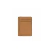 Owlish Studio Women's Brown Opus Vegan Leather Cardholder - Tan In Brown
