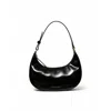 Owlish Studio Women's Mangrove Vegan Leather Shoulder Bag - Black Patent In Black