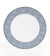 O.w.london Set Of 2 Maze Dessert Plates In Blue