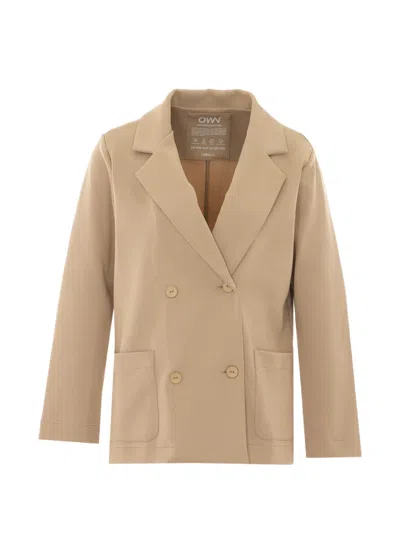 Own Double-breasted Blazer In Br