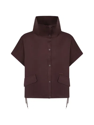 Own High-neck Press-stud Top In Br