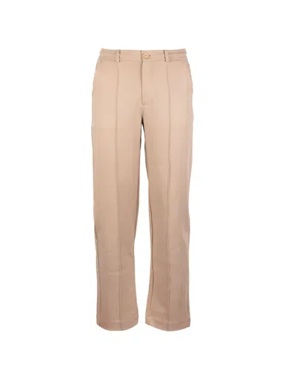 Own Seam-detail Straight-leg Trousers In Neutral