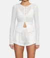 Ownley Cindy Cardigan In White