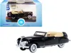 Oxford Diecast 1941 Lincoln Continental Convertible Black With Tan Interior 1/87 (ho) Scale Diecast Model Car By Ox