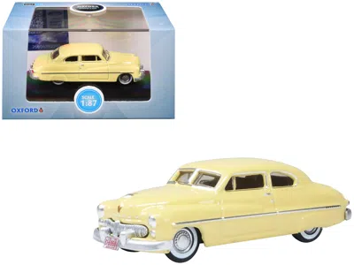 Oxford Diecast 1949 Mercury 8 Coupe Calabash Yellow 1/87 (ho) Scale Diecast Model Car By