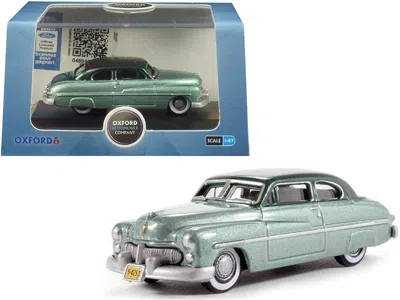 Oxford Diecast 1949 Mercury Coupe Metallic Green With Dark Green Top 1/87 (ho) Scale Diecast Model Car By Oxford Di
