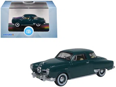 Oxford Diecast 1950 Studebaker Champion Starlight Coupe Aqua Green 1/87 (ho) Scale Diecast Model Car By Oxford Diec