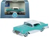 Oxford Diecast 1955 Buick Century Turquoise And Polo White 1/87 (ho) Scale Diecast Model Car By