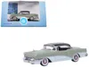 Oxford Diecast 1955 Buick Century Windsor Gray And Dover White With Carlsbad Black Top 1/87 (ho) Scale Diecast Mode In Green