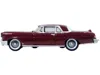 Oxford Diecast 1956 Lincoln Continental Mark Ii Dark Red 1/87 (ho) Scale Diecast Model Car By
