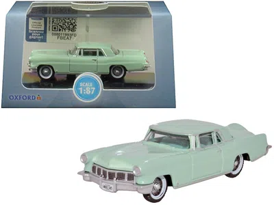 Oxford Diecast 1956 Lincoln Continental Mark Ii Summit Green 1/87 (ho) Scale Diecast Model Car By
