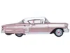 Oxford Diecast 1958 Chevrolet Impala Sport Cay Coral Pink Metallic With White Top 1/87 (ho) Scale Diecast Model Car