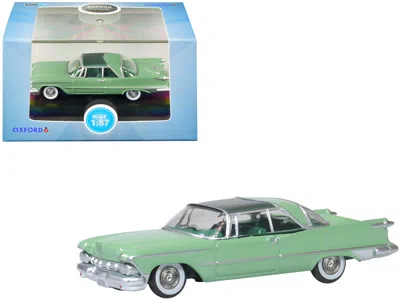 Oxford Diecast 1959 Chrysler Imperial Crown 2 Door Hardtop Highland Green And Ballad Green 1/87 (ho) Scale Diecast