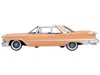 Oxford Diecast 1959 Chrysler Imperial Crown 2 Door Hardtop Persian Pink With White Top 1/87 (ho) Scale Diecast Mode